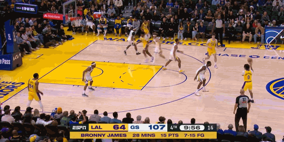 🏀NBA季前赛战报：布朗尼17+4 勇士六人得分上双以132-74大胜湖人